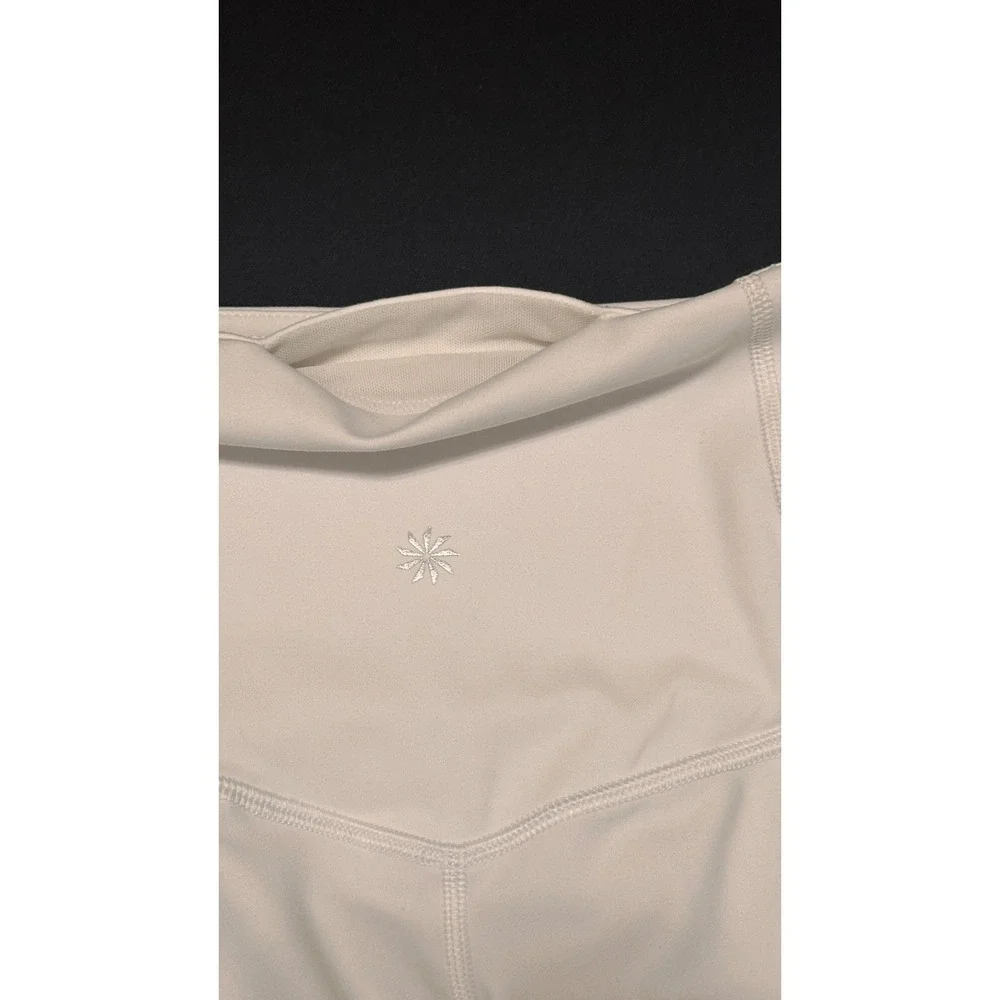 Athleta Ultra High Rise Elation 7/8 Tight Leggings White Small Petite SP - Picture 4 of 7